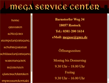 Tablet Screenshot of mega-service-center.de